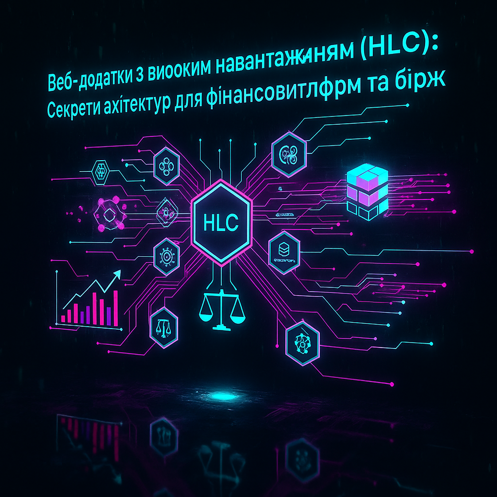 Веб-додатки з високим навантаженням (HLC): Секрети архітектури для фінансових платформ та бірж